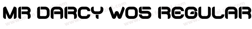 mr darcy wO5 regular字体转换